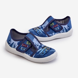 Kardborrband för barn Befado 911X022 Blå 2