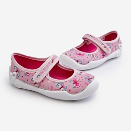 Befado Barnfjärils Ballerina Tofflor 114X523 Rosa 1