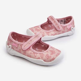 Barn Befado Butterfly Ballerina Tofflor 114X526 Rosa 2
