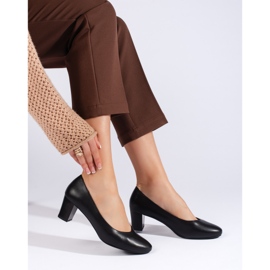 Sergio Leone Eleganta svarta dampumps 1