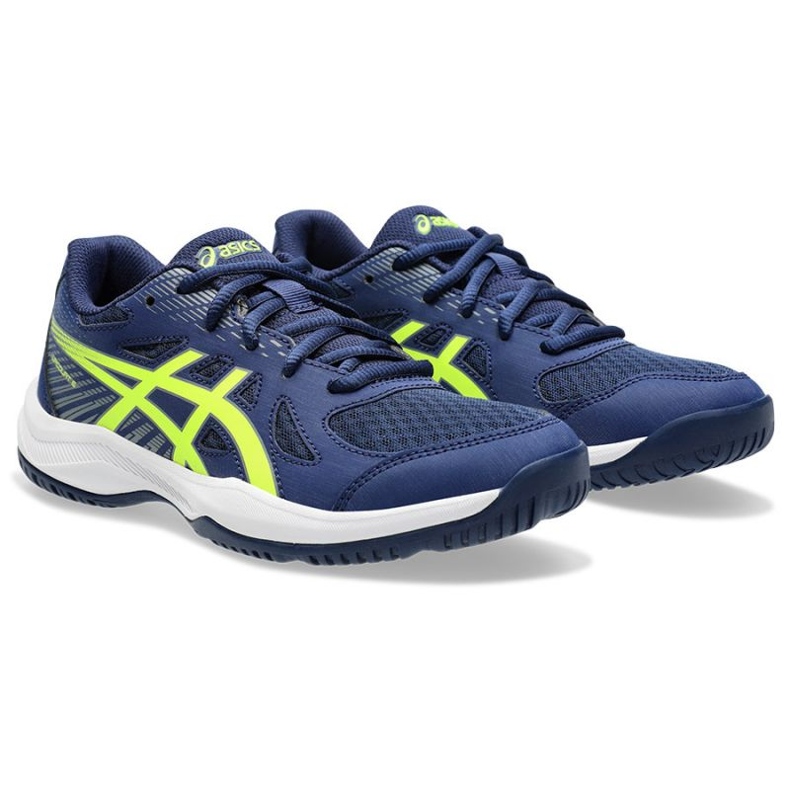 Asics Upcourt 6 Gs Jr 1074A045 400 volleybollskor blå 2
