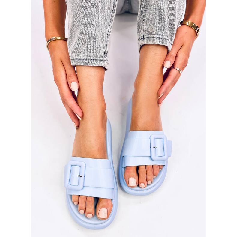 Alana Blue damtofflor blå 1