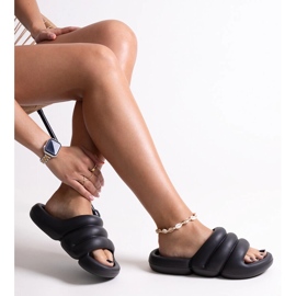 Svarta Haile foam tofflor 1