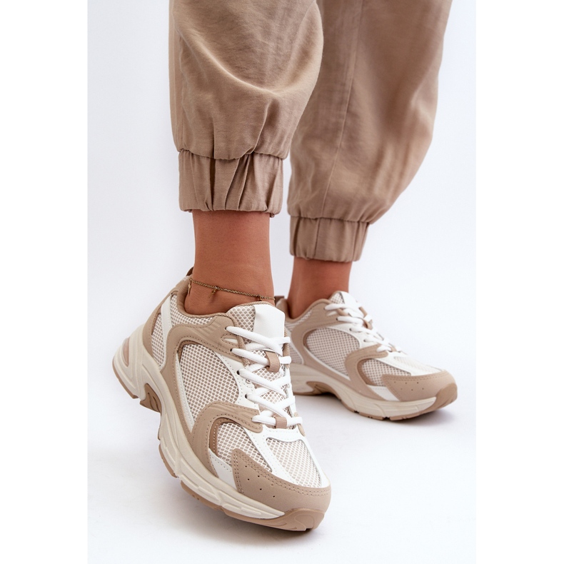 Beige Kildia Dam Sneakers Sportskor 2