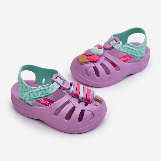 Barnsandaler med kardborreband 83486 Ipanema Summer Xiii Baby Lila purpur 1