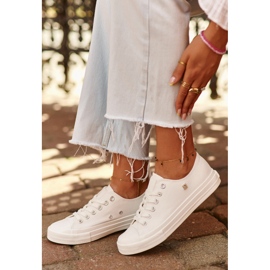 Klassiska damsneakers Big Star NN274285 Vit 11