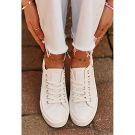 Klassiska damsneakers Big Star NN274285 Vit 12