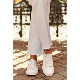 Klassiska damsneakers Big Star NN274285 Vit 7