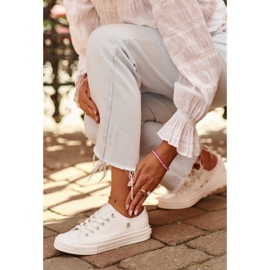 Klassiska damsneakers Big Star NN274285 Vit 8