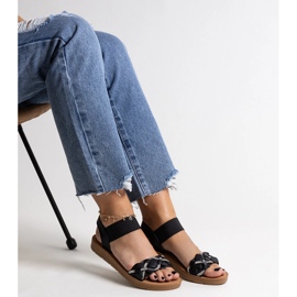 Svarta Aldona sandaler 3