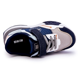 Barns sneakers minnesskumsystem Big Star LL374225 Navy Blue blå 2
