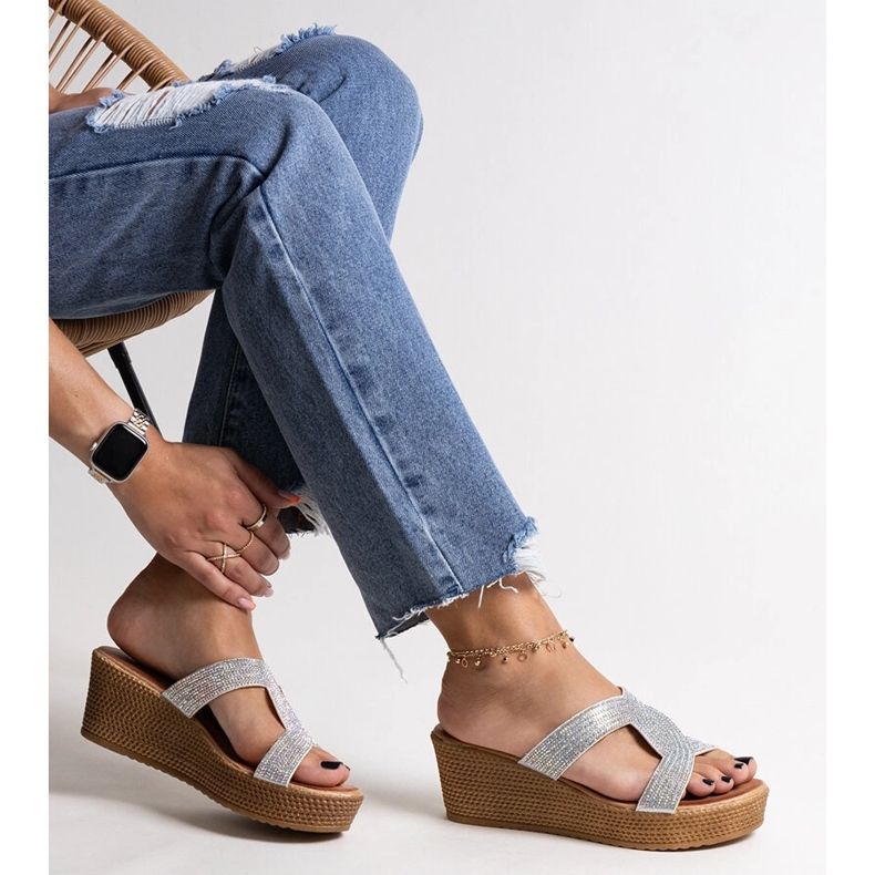 Silverkilmulor med Antuanet zirkoner silver- 1