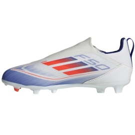 Adidas F50 League Ll FG/MG IF1362 fotbollsskor vit 1