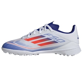 Adidas F50 League Tf IF1372 fotbollsskor vit 2