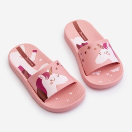 Flip-flops för flickor med enhörning 83474 Ipanema Urban V Slide Kids Pink rosa 2