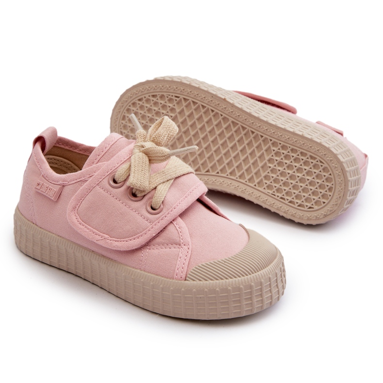 Barnsneakers HI-POLY System Big Star NN374019 Rosa 4