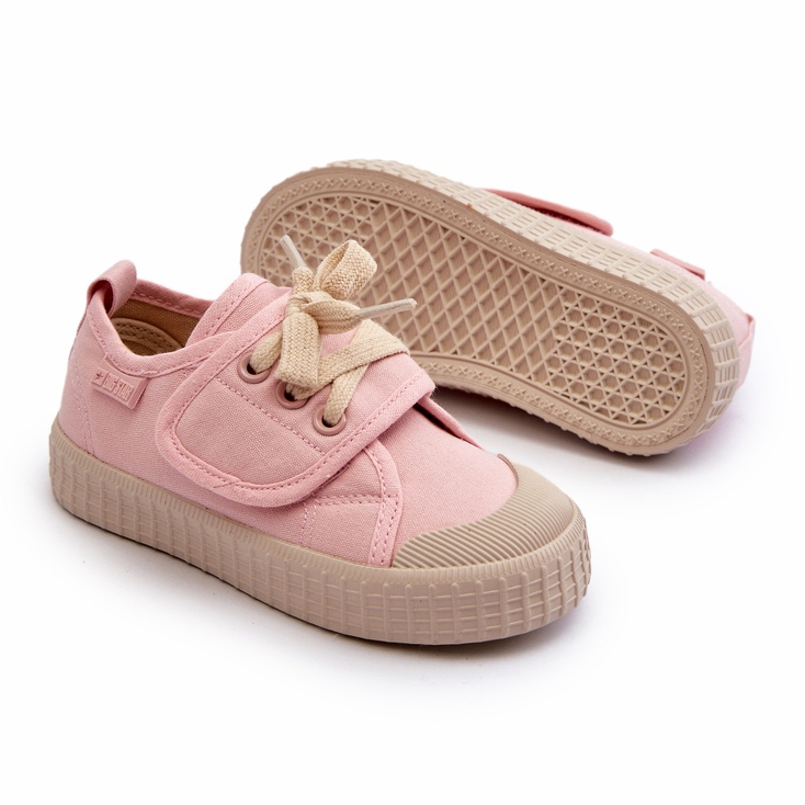 Barnsneakers HI-POLY System Big Star NN374019 Rosa 2