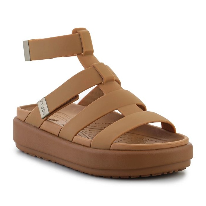 Crocs Brooklyn luxe Gladiator sandaler 209557-2U3 brun 1