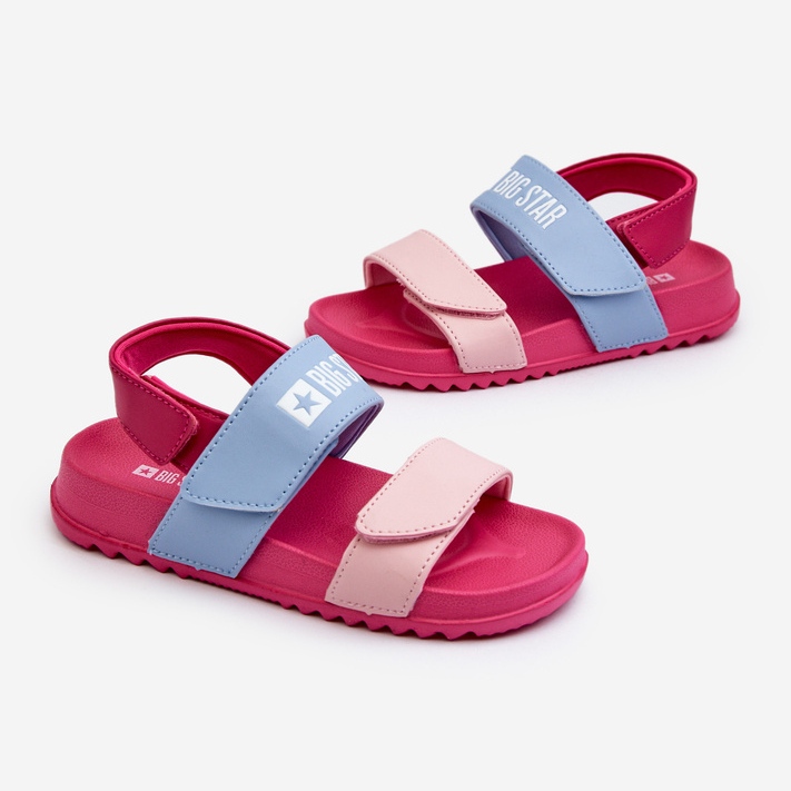 Lätta sandaler för tjejer Big Star NN374527 Rosa 1
