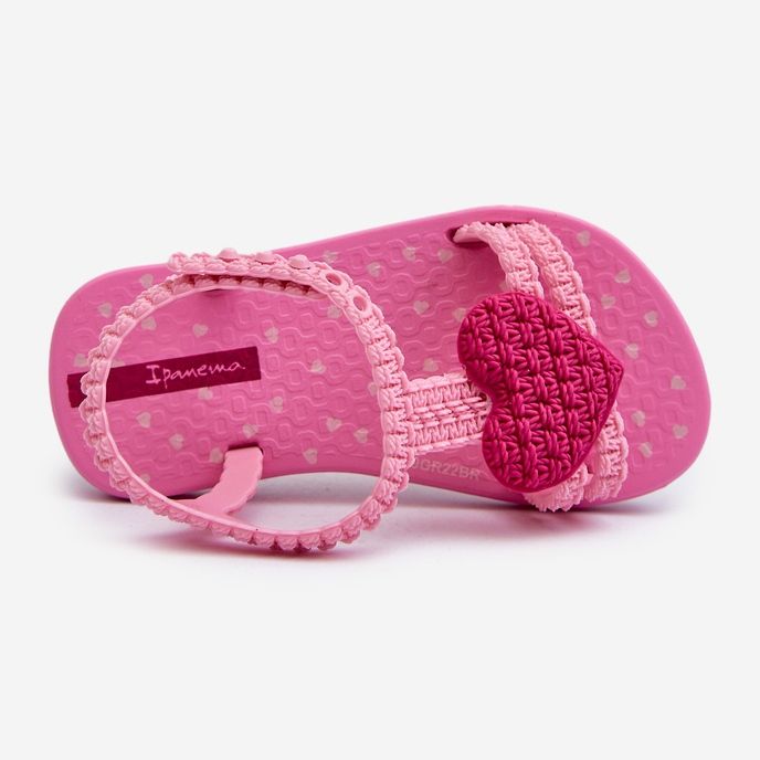 Barnsandaler med hjärta 81997 Ipanema My First Baby Pink rosa 1