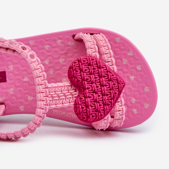Barnsandaler med hjärta 81997 Ipanema My First Baby Pink rosa 2