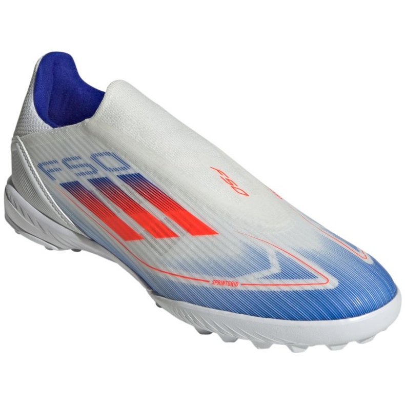 Adidas F50 League Ll Tf IF1339 fotbollsskor vit 1