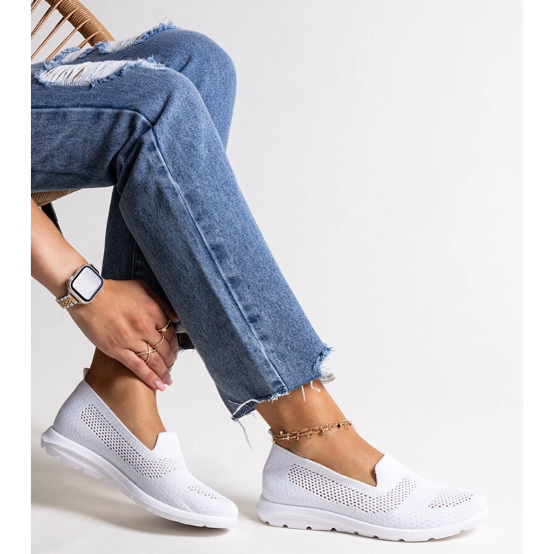 Rahims vita sneakers med skumsula 1