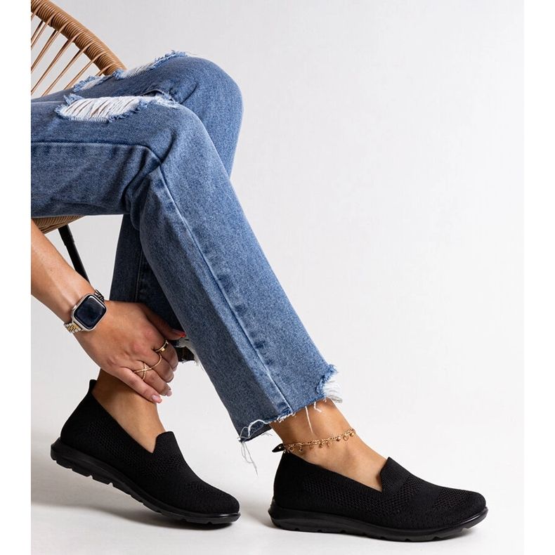 Rahims svarta sneakers med skumsula 1