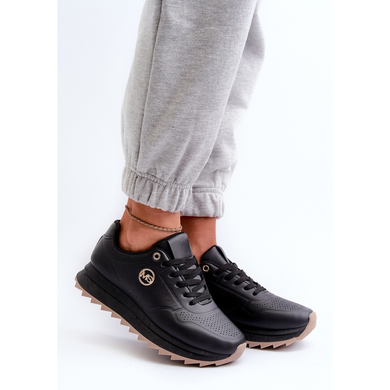 Platform Sneakers dam Svart Rottiana 1