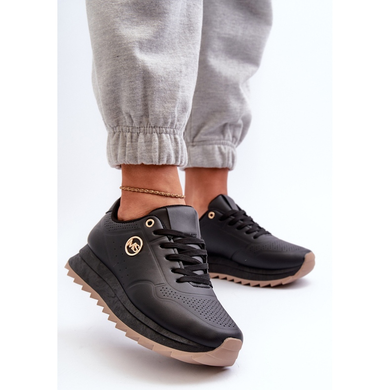Platform Sneakers dam Svart Rottiana 2