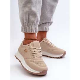 Platform Sneakers dam Beige Rottiana 2