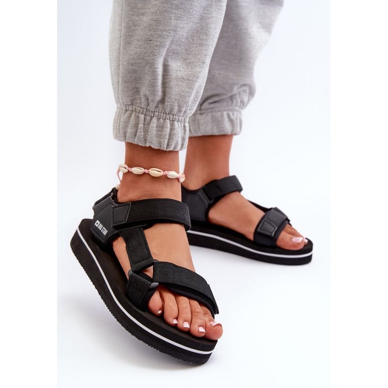 Platformsandaler för kvinnor Big Star NN274A532 Svart 2