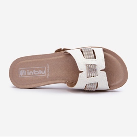 Bekväma glänsande flip-flops för kvinnor Inblu BA000050 Vit 7