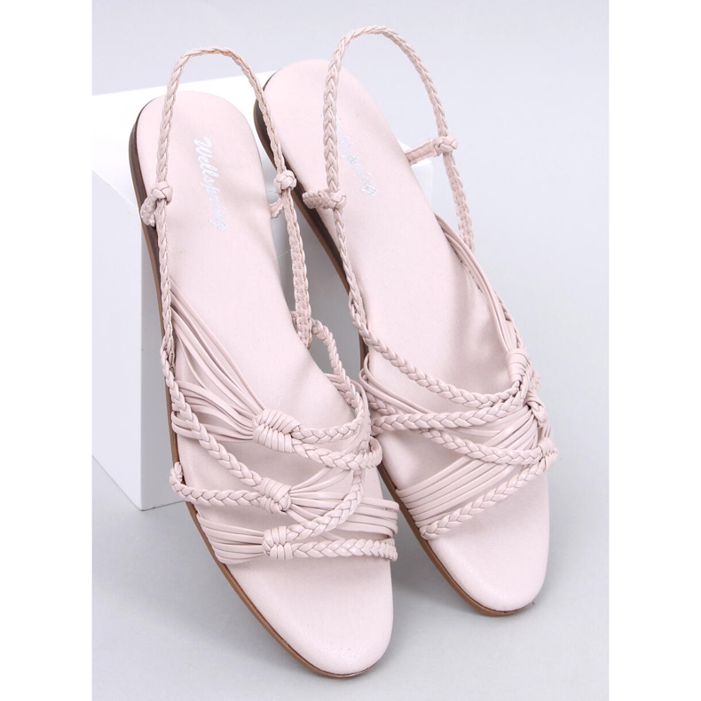 Limbe Beige sandaler i boho-stil 1