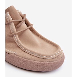 Sergio Leone SP021 Beige mocka damskor 1