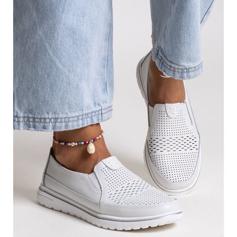 Vinceza vita läderskor 1