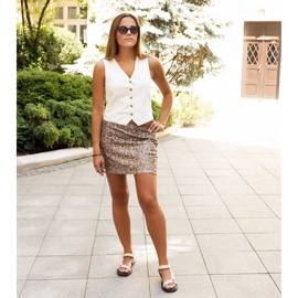 Beige eko lädersandaler från Nashida 2