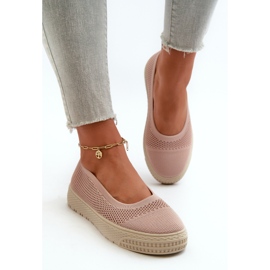 Slip-on Platform Sneakers för kvinnor Rosa Pimadea 4