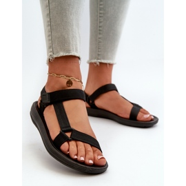 Damsportsandaler med kardborre Svart Vilari 2