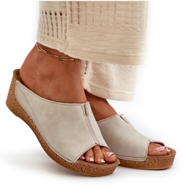 Bekväma flip-flops för kvinnor Inblu NG000002 Beige 9