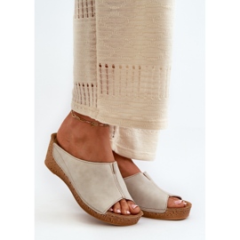 Bekväma flip-flops för kvinnor Inblu NG000002 Beige 2