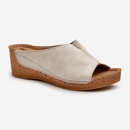 Bekväma flip-flops för kvinnor Inblu NG000002 Beige 4