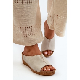 Bekväma flip-flops för kvinnor Inblu NG000002 Beige 5