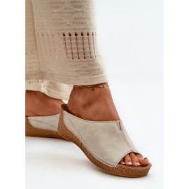 Bekväma flip-flops för kvinnor Inblu NG000002 Beige 6