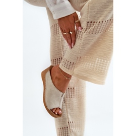 Bekväma flip-flops för kvinnor Inblu NG000002 Beige 7