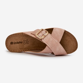 Bekväma flip-flops för damer med spänne Inblu VO000012 Ljusrosa 1