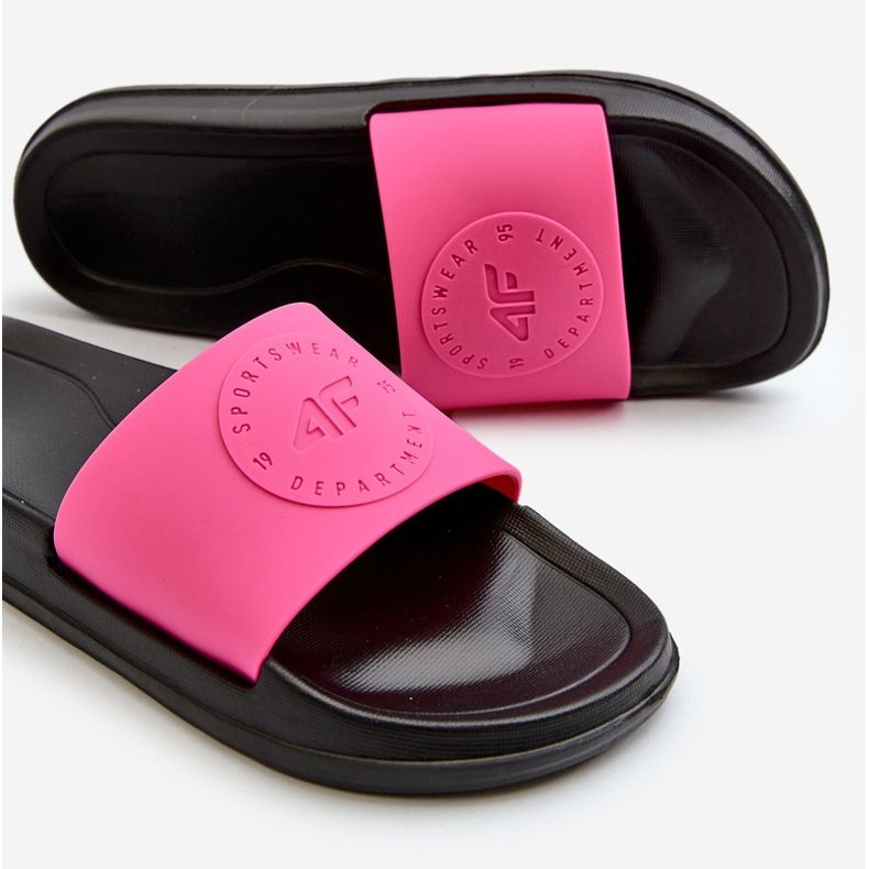Flip-flops dam 4FMM00FFLIF045-55S rosa och svart 2