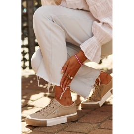 Låga sneakers för damer Brun Enalae 8