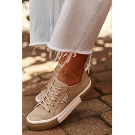 Låga sneakers för damer Brun Enalae 9