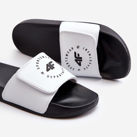 Flip-flops för barn 4FJMM00FFLIF042-10S vit och svart 1
